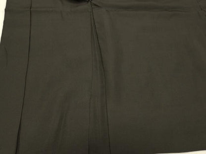平和屋着物＃男性　長羽織　黒紋付き　正絹　逸品　CABL3154in