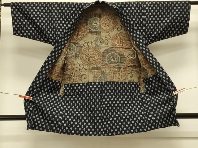 平和屋着物＃久留米絣　長羽織　絣文様　綿　逸品　CABL3164in