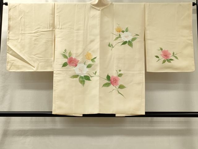 平和屋着物＃羽織　地紋起こし　枝花文　正絹　逸品　未使用　CABL3194in