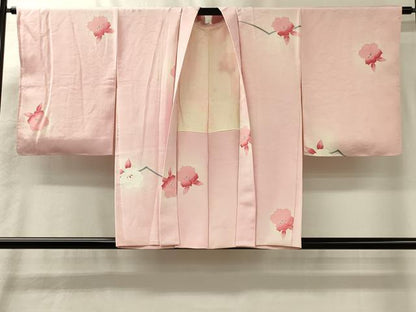 平和屋着物＃羽織　枝花文　暈し染め　正絹　逸品　未使用　CABL3195in