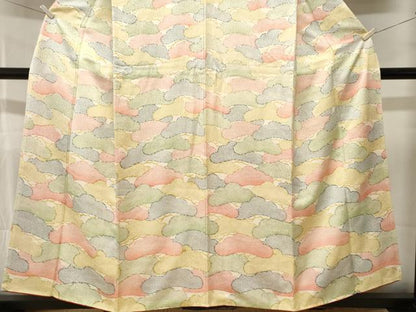 平和屋着物■訪問着　鹿の子松文　正絹　逸品　CABL3212ev
