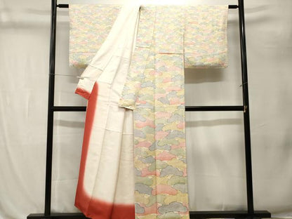 平和屋着物■訪問着　鹿の子松文　正絹　逸品　CABL3212ev