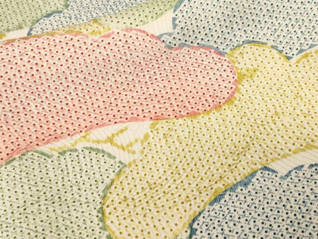平和屋着物■訪問着　鹿の子松文　正絹　逸品　CABL3212ev