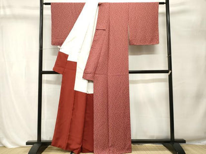 平和屋着物■上質な小紋　成り物　正絹　逸品　CABL3224ev