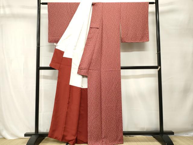平和屋着物■上質な小紋　成り物　正絹　逸品　CABL3224ev