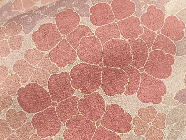 平和屋着物■訪問着　刺繍　紫陽花　暈し染め　金彩　正絹　逸品　CABL3232ev