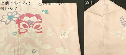 平和屋着物■訪問着　枝花文　正絹　逸品　CABL3241ev