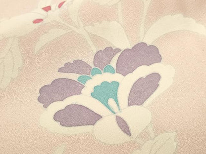 平和屋着物■訪問着　枝花文　正絹　逸品　CABL3241ev