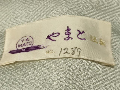 平和屋着物■訪問着　地紙風景枝花文　暈し染め　金彩　やまと誂製　正絹　逸品　CABL3242ev