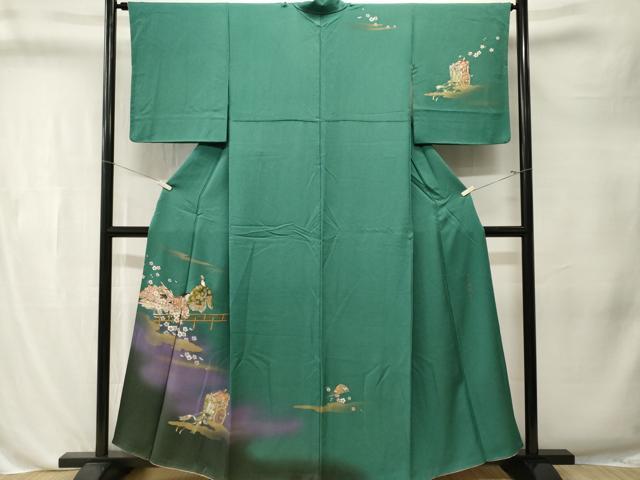 平和屋着物■訪問着　源氏物語　野々宮　暈し染め　金彩　正絹　逸品　CABL3243ev