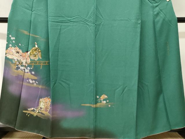 平和屋着物■訪問着　源氏物語　野々宮　暈し染め　金彩　正絹　逸品　CABL3243ev