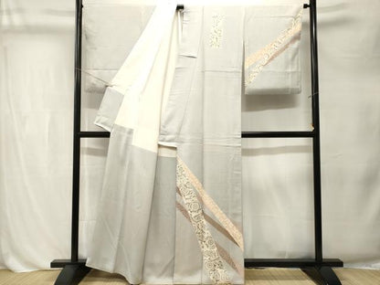 平和屋着物■訪問着　辻が花　暈し染め　金彩　正絹　逸品　CABL3244ev