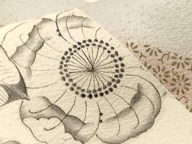 平和屋着物■訪問着　辻が花　暈し染め　金彩　正絹　逸品　CABL3244ev