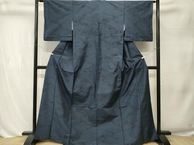 平和屋着物■本場大島紬　9マルキ　抽象文様　松坂屋扱い　正絹　逸品　CABL3248ev