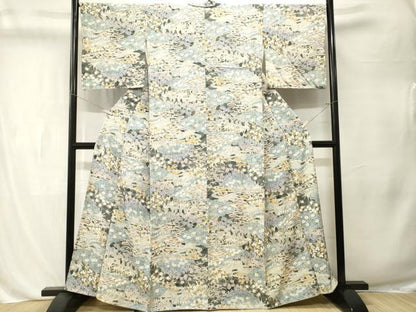 平和屋着物■上質な小紋　手描き　松竹梅御所解文　正絹　逸品　CABL3251ev