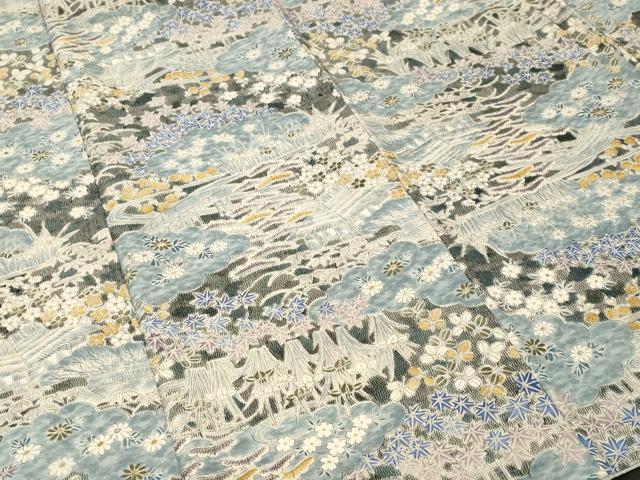 平和屋着物■上質な小紋　手描き　松竹梅御所解文　正絹　逸品　CABL3251ev