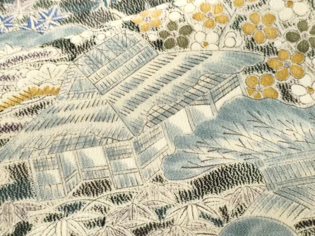 平和屋着物■上質な小紋　手描き　松竹梅御所解文　正絹　逸品　CABL3251ev