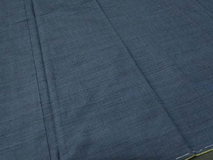 平和屋着物■男性　紬　濃藍色　キングサイズ　正絹　逸品　未使用　CABL3253ev