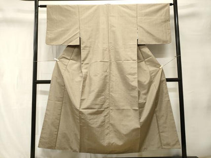 平和屋着物■本場大島紬　幾何学文　正絹　逸品　CABL3258ev