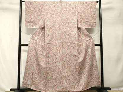平和屋着物■上質な小紋　風景文　正絹　逸品　CABL3282ev