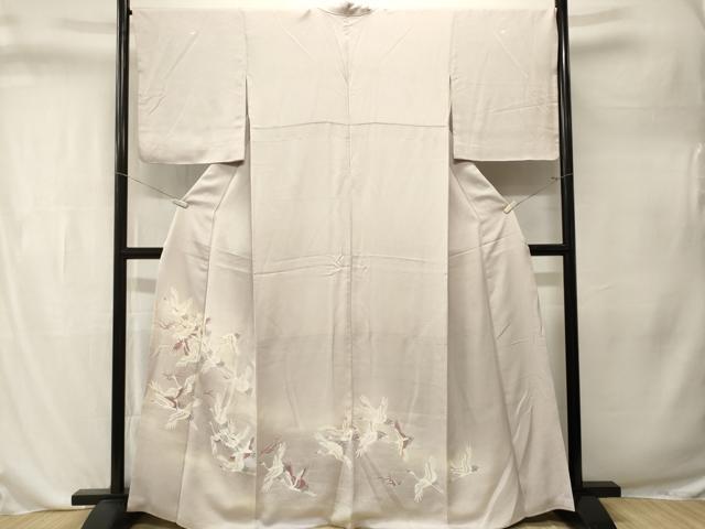 平和屋着物■豪華色留袖　立波飛鶴文　暈し染め　正絹　逸品　CABL3288ev