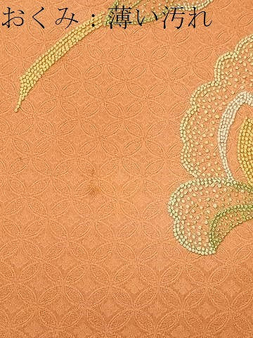 平和屋着物■中国三大刺繍　小紋　総相良刺繍　草花文　暈し染め　正絹　逸品　CABL3295ev