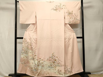 平和屋着物■訪問着　御所解文　暈し染め　正絹　逸品　CABL3301ev