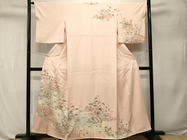 平和屋着物■訪問着　御所解文　暈し染め　正絹　逸品　CABL3301ev