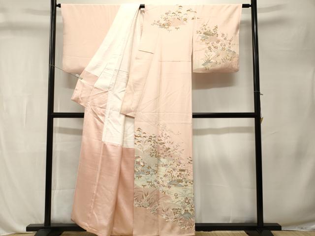 平和屋着物■訪問着　御所解文　暈し染め　正絹　逸品　CABL3301ev