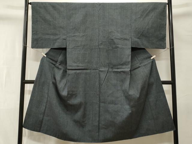 平和屋着物■男性　紬　縞　三越扱い　正絹　逸品　CABL3303ev