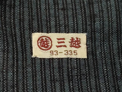 平和屋着物■男性　紬　縞　三越扱い　正絹　逸品　CABL3303ev