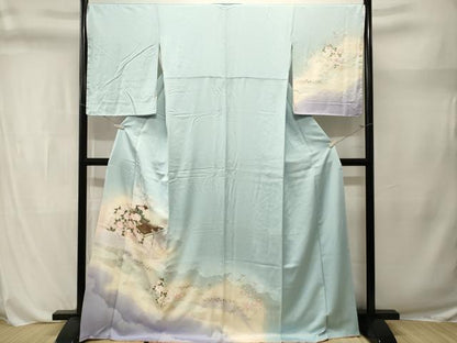 平和屋着物■訪問着　風景文　暈し染め　正絹　逸品　CABL3304ev