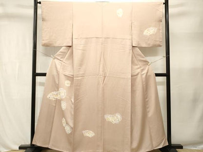 平和屋着物■訪問着　地紙絵皿花文　正絹　逸品　CABL3308ev