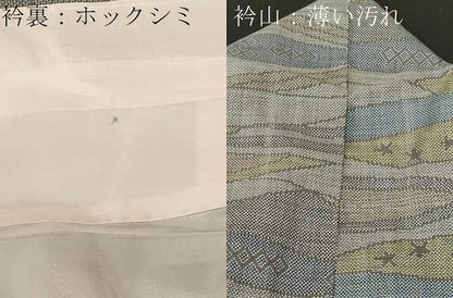 平和屋着物■本場大島紬　幾何学文　正絹　逸品　CABL3309ev
