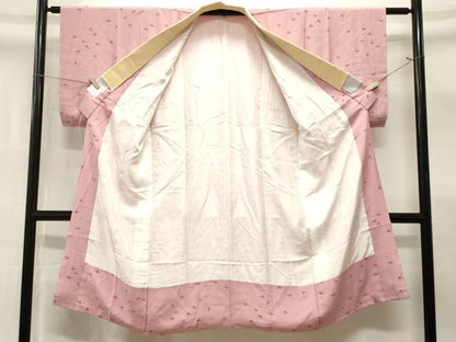 平和屋着物■長襦袢　袷　折鶴文　正絹　逸品　CABL3313ev