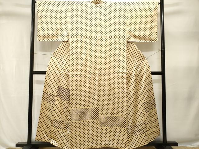 平和屋着物■訪問着　鹿の子文　暈し染め　正絹　逸品　CABL3315ev