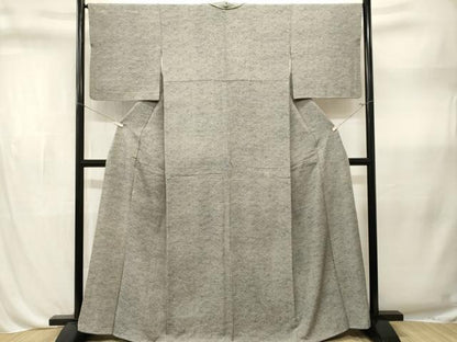 平和屋着物■上質な小紋　幾何学花文　正絹　逸品　CABL3317ev