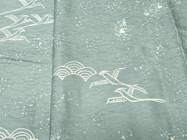 平和屋着物■訪問着　青海波飛鳥文　正絹　逸品　CABL3320ev