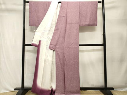 平和屋着物■江戸小紋　葡萄蔦の葉文　正絹　逸品　CABL3328ev
