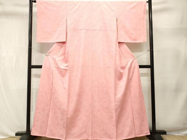 平和屋着物■上質な色無地　舞葉地紋　虹色　正絹　逸品　CABL3333ev