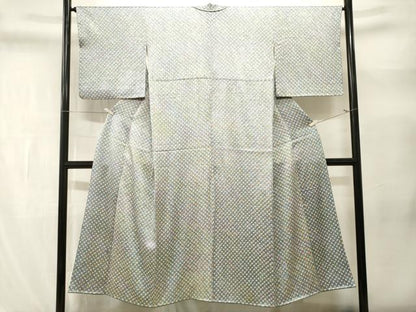 平和屋着物■上質な小紋　総絞り　鹿の子文　正絹　逸品　CABL3342ev
