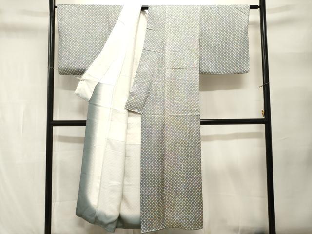 平和屋着物■上質な小紋　総絞り　鹿の子文　正絹　逸品　CABL3342ev