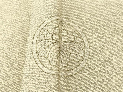 平和屋着物■訪問着　芒花鳥文　暈し染め　金彩　正絹　逸品　CABL3356ev