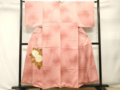 平和屋着物■豪華色留袖　駒刺繍　紫陽花　霞文　暈し染め　金彩　正絹　逸品　CABL3361ev