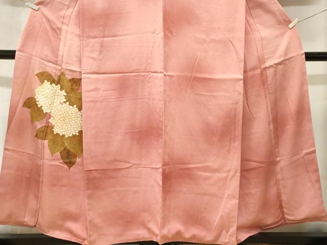 平和屋着物■豪華色留袖　駒刺繍　紫陽花　霞文　暈し染め　金彩　正絹　逸品　CABL3361ev