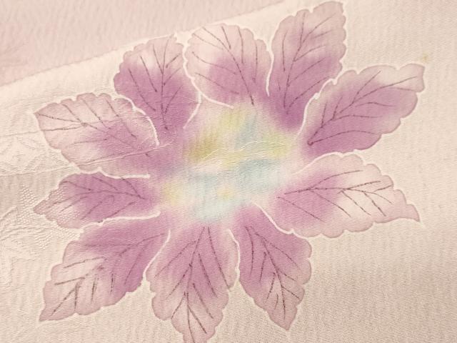 平和屋着物■訪問着　霞舞花文　暈し染め　金彩　正絹　逸品　CABL3366ev