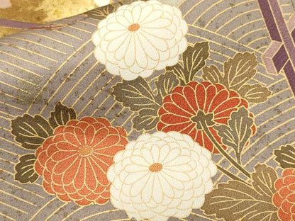 平和屋着物■豪華色留袖　立波渡り橋松梅文　暈し染め　金彩　正絹　逸品　CABL3367ev