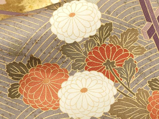 平和屋着物■豪華色留袖　立波渡り橋松梅文　暈し染め　金彩　正絹　逸品　CABL3367ev