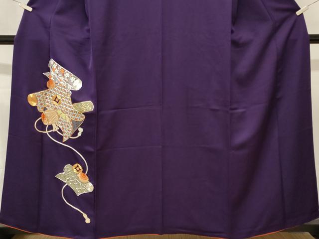 平和屋着物■訪問着　駒刺繍　吉祥絵巻文　打ち出の小槌　正絹　逸品　CABL3369ev