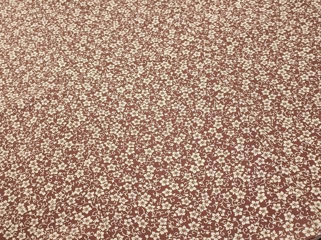 平和屋着物■上質な小紋　花唐草文　正絹　逸品　CABL3370ev
